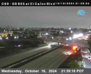 SB 805 at El Cajon Blvd (On Ramp)