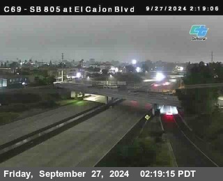 SB 805 at El Cajon Blvd (On Ramp)