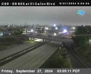 SB 805 at El Cajon Blvd (On Ramp)