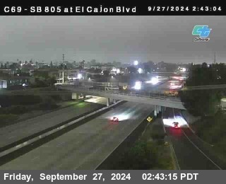 SB 805 at El Cajon Blvd (On Ramp)