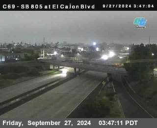 SB 805 at El Cajon Blvd (On Ramp)