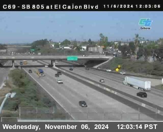 SB 805 at El Cajon Blvd (On Ramp)