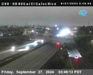 SB 805 at El Cajon Blvd (On Ramp)