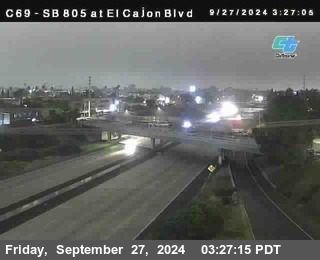 SB 805 at El Cajon Blvd (On Ramp)