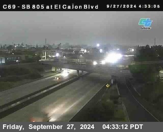 SB 805 at El Cajon Blvd (On Ramp)