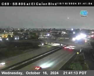 SB 805 at El Cajon Blvd (On Ramp)