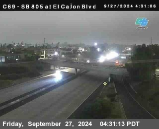 SB 805 at El Cajon Blvd (On Ramp)