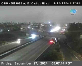 SB 805 at El Cajon Blvd (On Ramp)