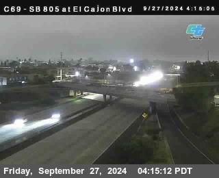 SB 805 at El Cajon Blvd (On Ramp)