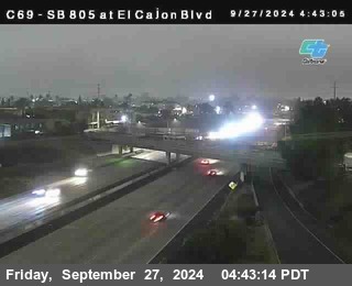 SB 805 at El Cajon Blvd (On Ramp)