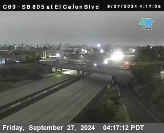 SB 805 at El Cajon Blvd (On Ramp)