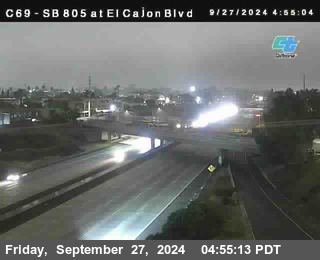 SB 805 at El Cajon Blvd (On Ramp)