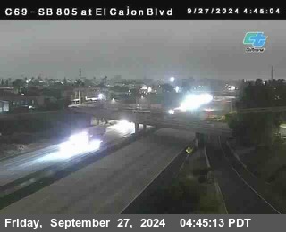 SB 805 at El Cajon Blvd (On Ramp)