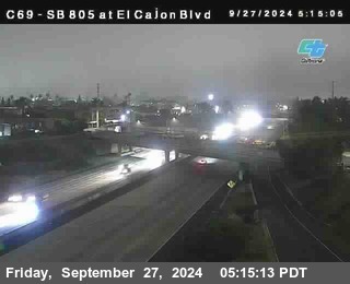 SB 805 at El Cajon Blvd (On Ramp)