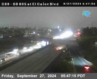 SB 805 at El Cajon Blvd (On Ramp)