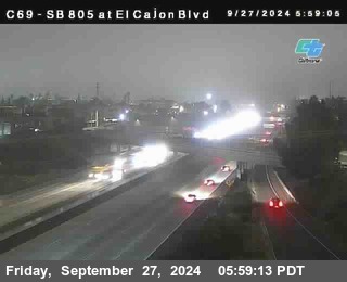 SB 805 at El Cajon Blvd (On Ramp)