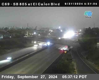 SB 805 at El Cajon Blvd (On Ramp)