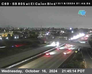 SB 805 at El Cajon Blvd (On Ramp)