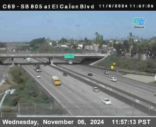 SB 805 at El Cajon Blvd (On Ramp)