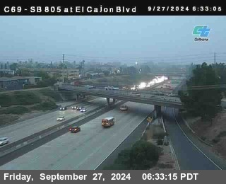 SB 805 at El Cajon Blvd (On Ramp)