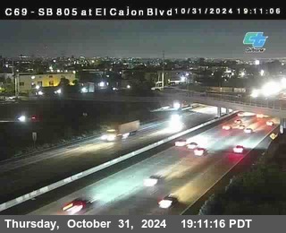 SB 805 at El Cajon Blvd (On Ramp)