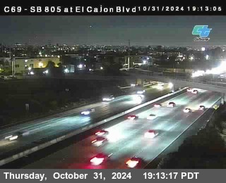 SB 805 at El Cajon Blvd (On Ramp)