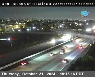 SB 805 at El Cajon Blvd (On Ramp)