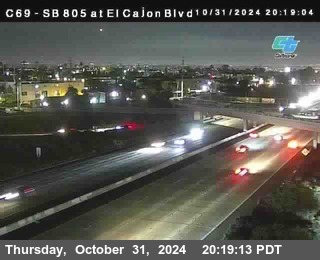 SB 805 at El Cajon Blvd (On Ramp)