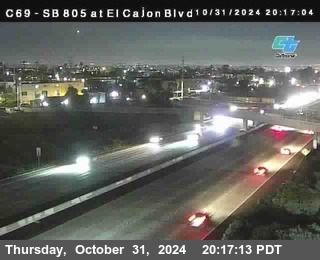 SB 805 at El Cajon Blvd (On Ramp)