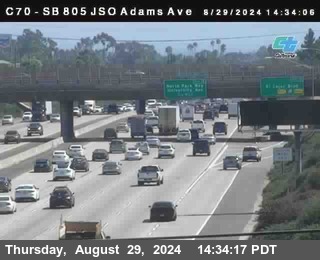 SB 805 at Madison Ave (Off Ramp)