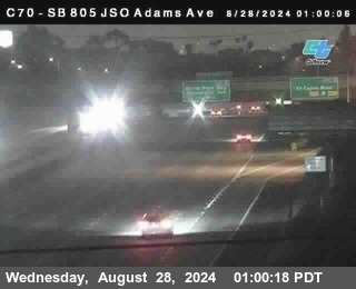 SB 805 at Madison Ave (Off Ramp)