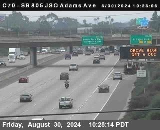 SB 805 at Madison Ave (Off Ramp)