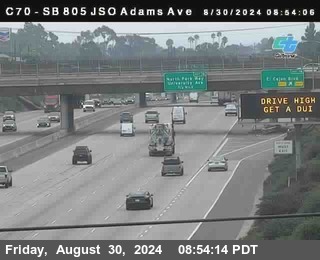 SB 805 at Madison Ave (Off Ramp)