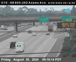 SB 805 at Madison Ave (Off Ramp)