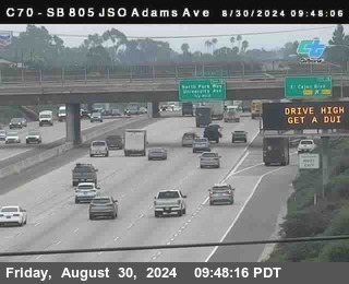 SB 805 at Madison Ave (Off Ramp)