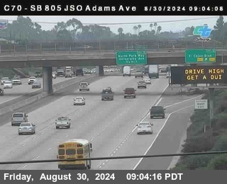 SB 805 at Madison Ave (Off Ramp)