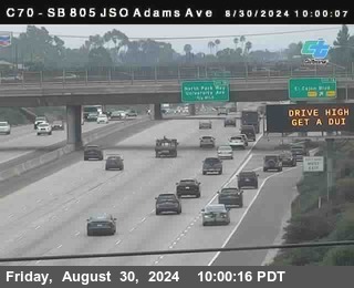 SB 805 at Madison Ave (Off Ramp)