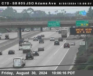 SB 805 at Madison Ave (Off Ramp)