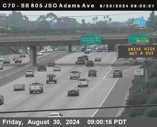 SB 805 at Madison Ave (Off Ramp)