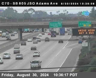 SB 805 at Madison Ave (Off Ramp)