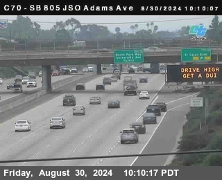 SB 805 at Madison Ave (Off Ramp)