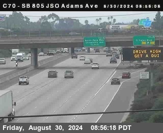 SB 805 at Madison Ave (Off Ramp)