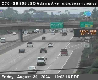 SB 805 at Madison Ave (Off Ramp)