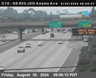 SB 805 at Madison Ave (Off Ramp)