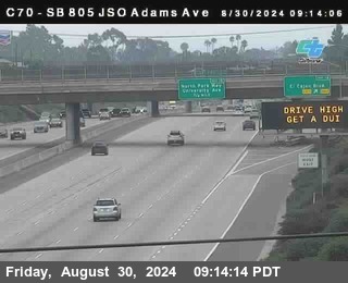 SB 805 at Madison Ave (Off Ramp)