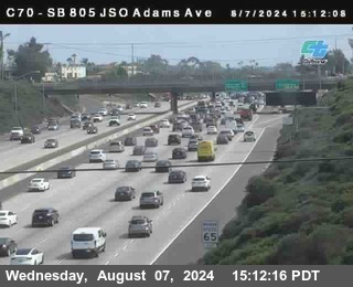 SB 805 at Madison Ave (Off Ramp)