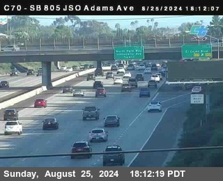 SB 805 at Madison Ave (Off Ramp)