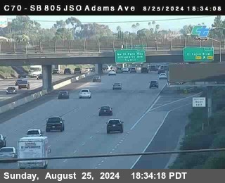 SB 805 at Madison Ave (Off Ramp)