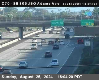 SB 805 at Madison Ave (Off Ramp)