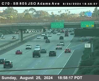 SB 805 at Madison Ave (Off Ramp)